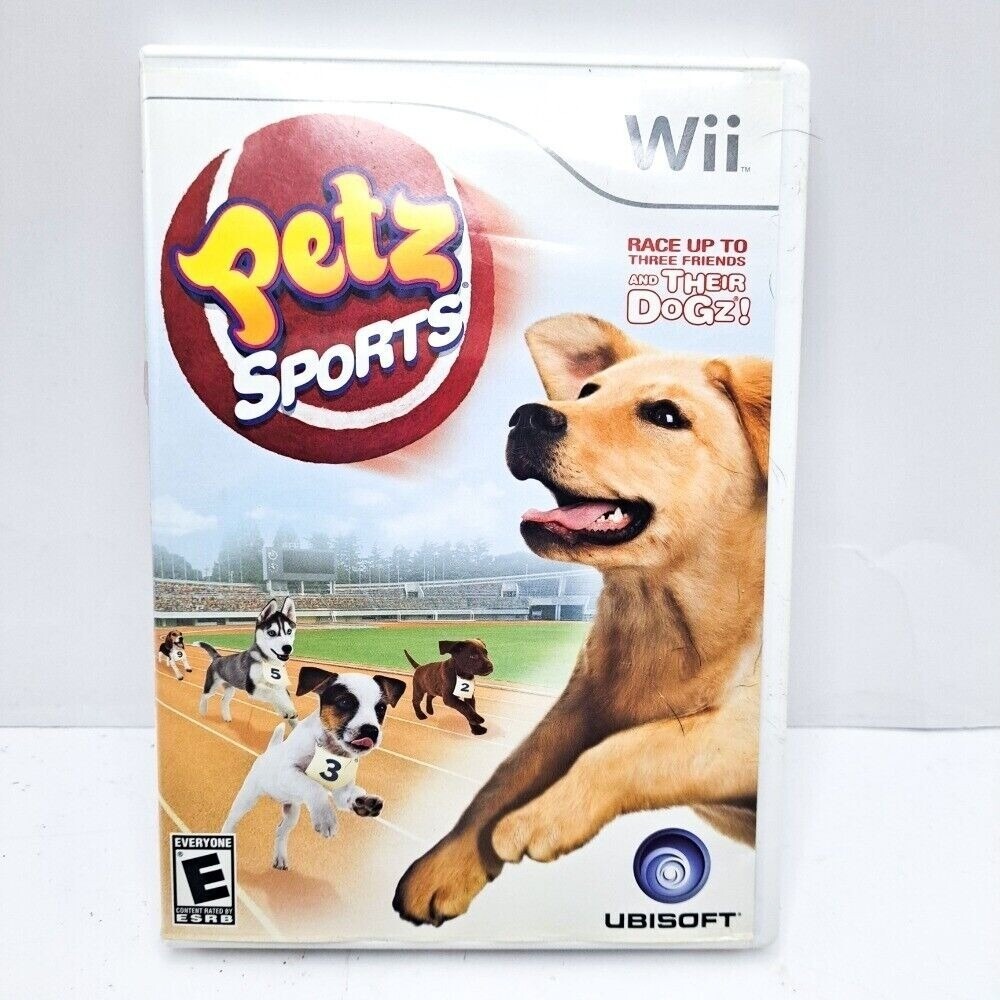 Ubisoft Petz Sports Wii Game Race Up To Three Friends and Their Dogz!